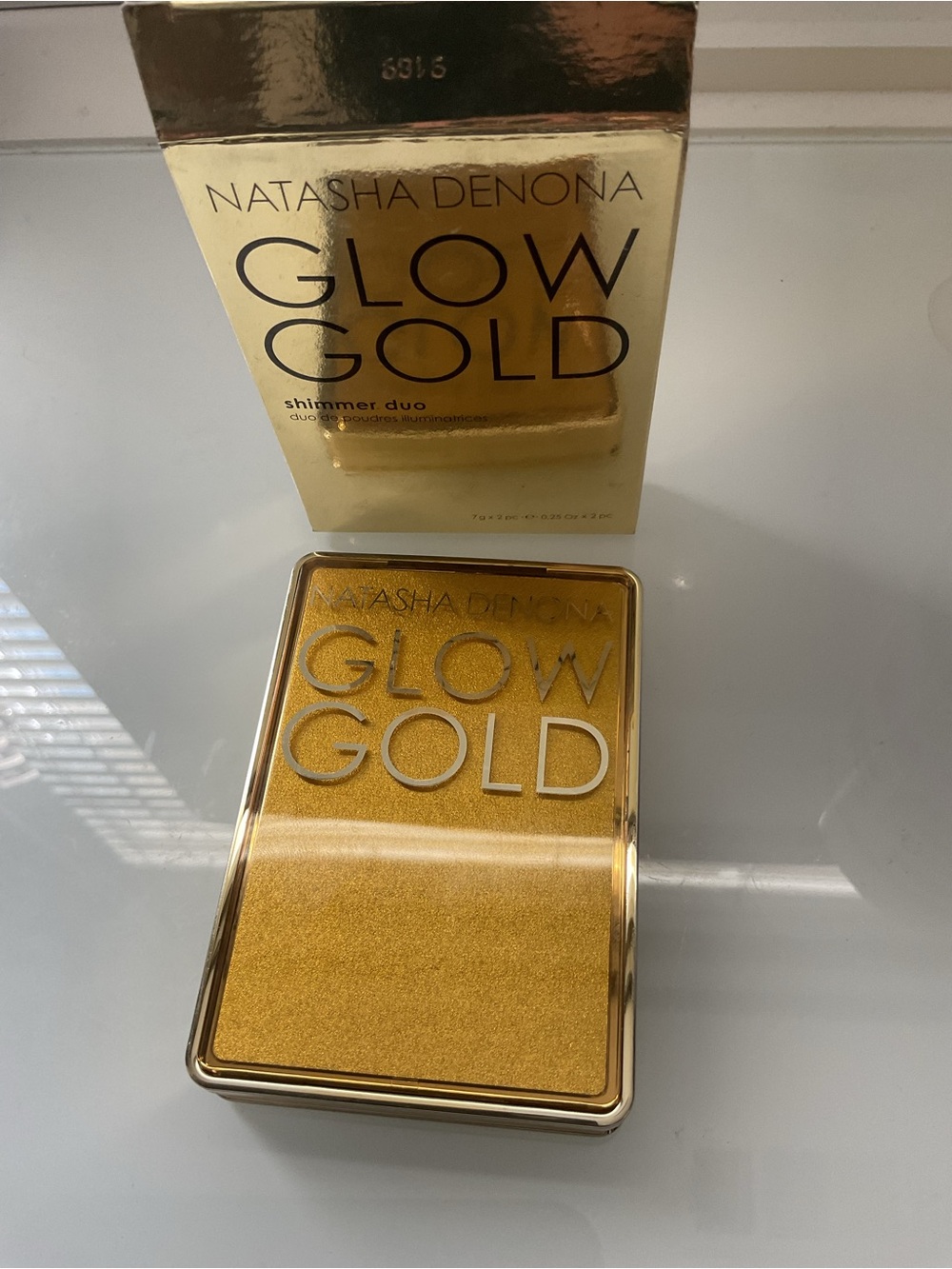 Natasha Denona Glow Gold Shimmer Duo - Gold - Picture 5 of 5